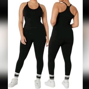 Victoria's Secret Pink Active Women's Black Seamless Workout One Piece Size XXL.